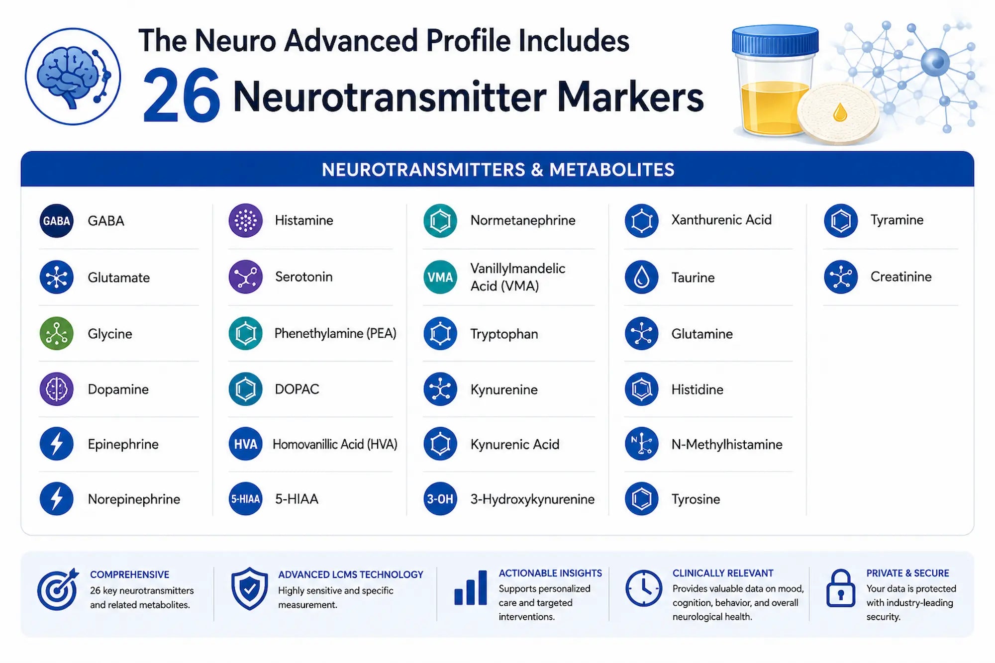 Mood Disorder Test | Advanced Neurotransmitter Test (LCMS)