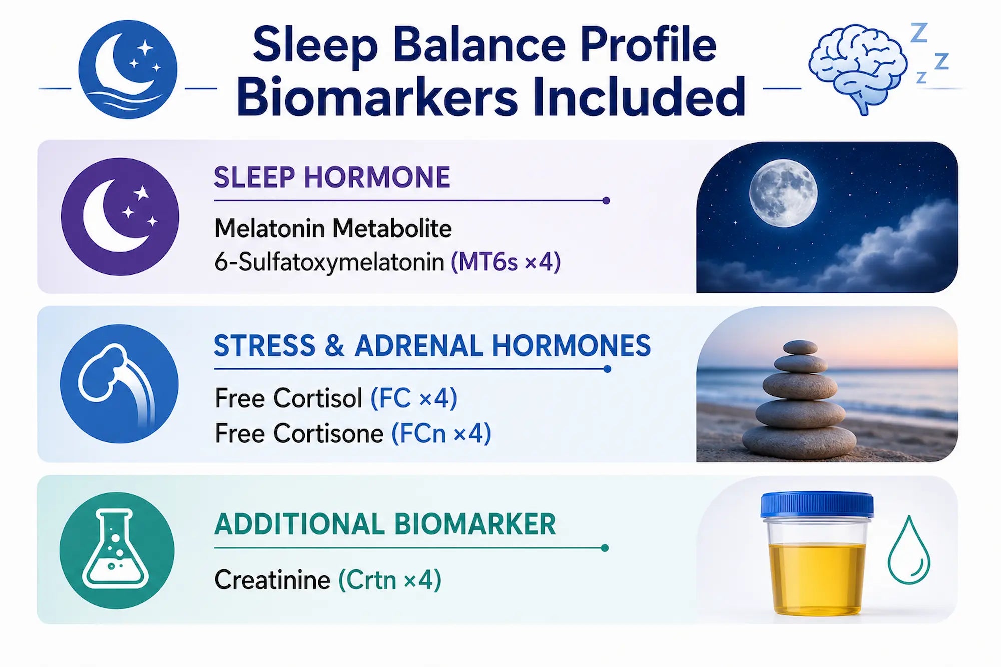 Sleep Balance Test I | Melatonin & Cortisol Profile (LCMS)